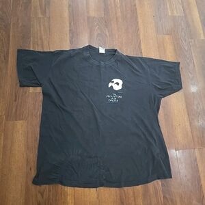 Vintage Mens 1986 Graphic Phantom of the Opera Black T Shirt Size XL Grunge Goth